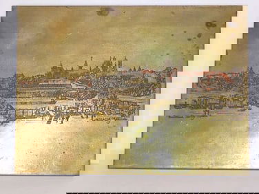 JOSEPH KOZLOWSKI WARSZAWA - PANORAMA PRINT BLOCK