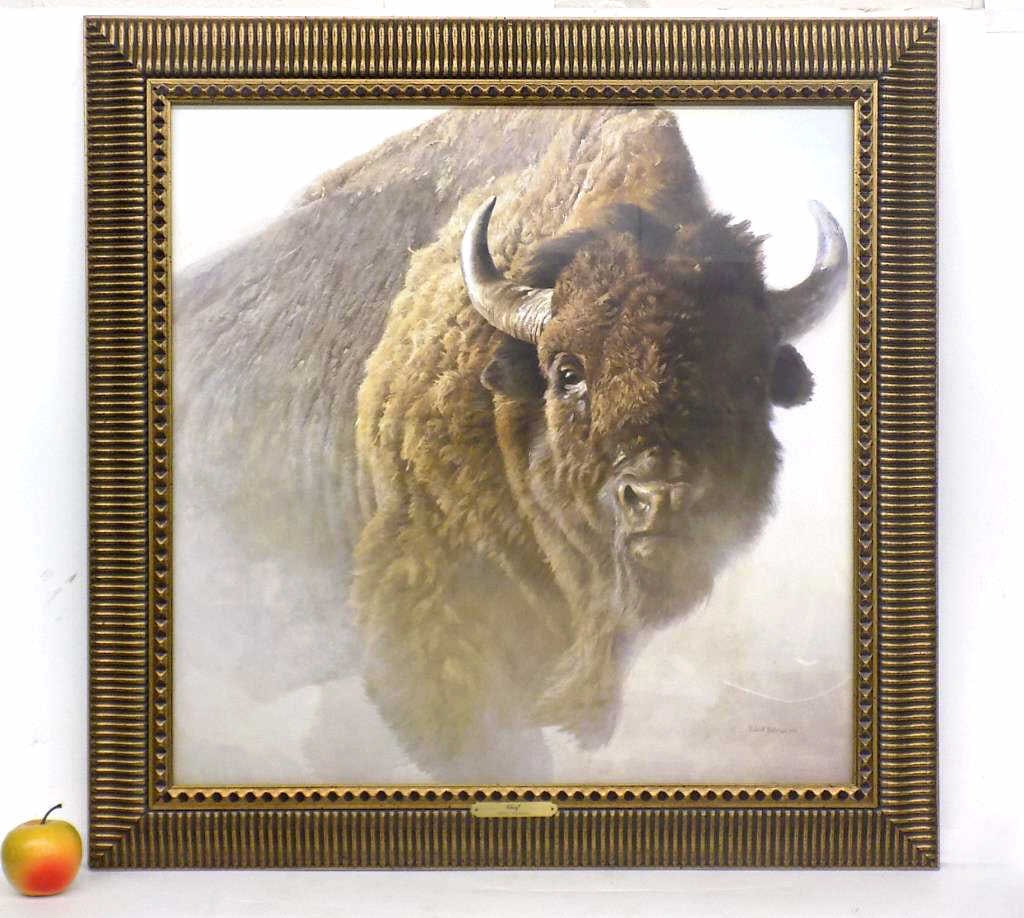 ROBERT BATEMAN - BIG WESTERN BUFFALO PRINT (1 of 4)
