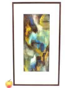 CARYL ZIMBAL GOLD - MIDCENTURY ABSTRACT WATERCOLOR