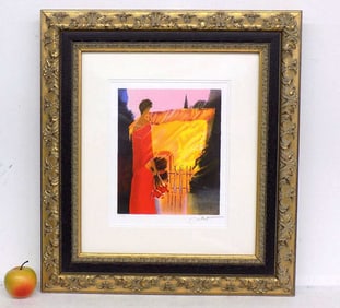 EMILE BELLET - SECRET GARDEN SIGNED LITHOGRAPH