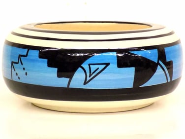 NATIVE AMERICAN INDIAN POTTERY BOWL M. HAYES UTE