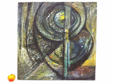 LEFKON - MIDCENTURY ABSTRACT PAINTING