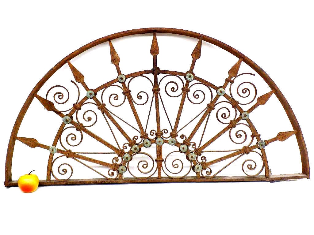 19TH CENTURY VICTORIAN AESTHETIC CAST IRON TRANSOM (1 of 5)