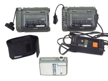 SONY VIDEO 8 HI FI STEREO AIPTEK MOVIE RECORDERS