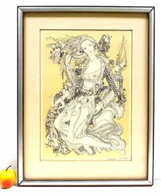 MULLER - EROTIC SURREALIST ARTIST PROOF LITHOGRAPH