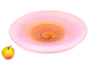 HENRY DEAN - BIG MODERNIST ART GLASS BOWL