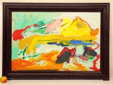 JOHN BEARDMAN - BIG ABSTRACT LANDSCAPE PAINTING