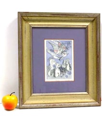 T. MILLER - EROTIC SURREALIST ETCHING