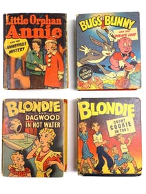 1940'S LITTLE BOOKS LOT BLONDIE ORPHAN ANNIE BUGS