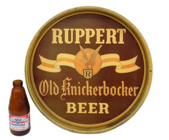 1940'S RUPPERT OLD KNICKERBOCKER BEER TRAY