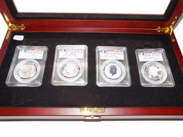 2014 50TH ANNIV KENNEDY SILVER 1/2 DOLLARS PCGS 70