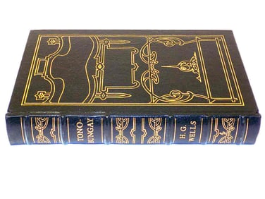 EASTON PRESS TONO BUNGAY HG WELLS LEATHER BOOK