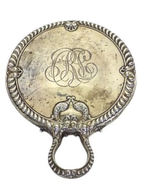 FANCY VICTORIAN GORHAM STERLING SILVER MIRROR
