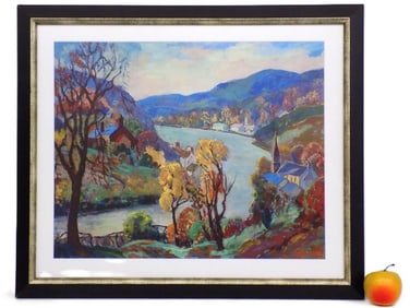 FERN COPPEDGE - ALONG DELAWARE RIVER PRINT