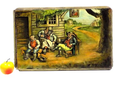 KENNEDY - BAVARIAN TAVERN FOLK ART PAINTING