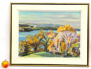 LEWIS RUBENSTEIN - HUDSON VALLEY VANDERBILT MANSION PAINTING