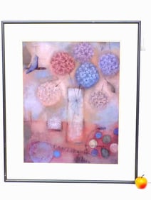 MARTI SOMERS - REARRANGING BLUE FLORAL PRINT