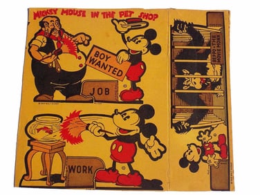 RARE WALT DISNEY 1934 POST TOASTIES CUTOUTS