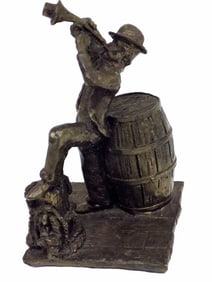 SHOOP - JAZZ MAN BRONZE SCULPTURE