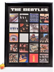 THE BEATLES RECORD STORE ADVERTISING DISPLAY