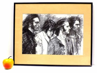 THE BEATLES ROCK BAND LITHOGRAPH