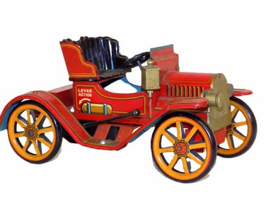 VINTAGE 1950'S TIN TOY AUTOMOBILE CAR