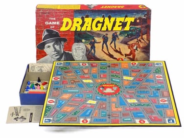 VINTAGE DRAGNET TOY BOARD GAME