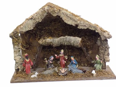 ITALIAN CHRISTMAS NATIVITY SCENE BABY JESUS