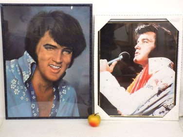 ELVIS PRESLEY FRAMED PORTRAIT POSTERS