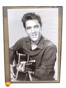 LARGE ELVIS PRESLEY WITH GUITAR POSTER