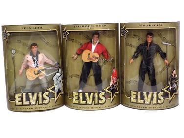 ELVIS PRESLEY COLLECTIBLE ACTION FIGURES LOT