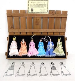 THOMAS PACCONI VICTORIAN DOLLS CHRISTMAS ORNAMENTS