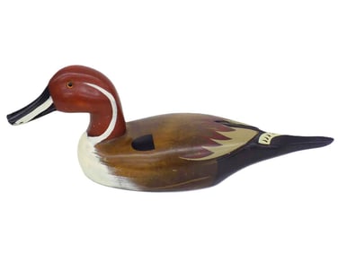 VINTAGE AMERICAN FOLK ART WOODEN MALLARD DUCK