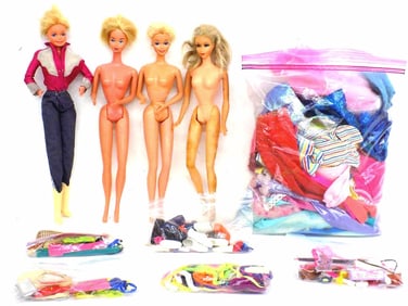 1966 BARBIE DOLL TOY FIGURES ACCESSORIES CLOTHING
