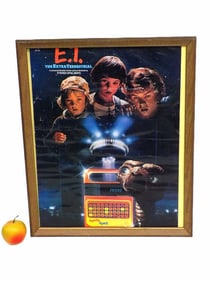 E.T. THE EXTRA TERRESTRIAL MOVIE POSTER SIGNED