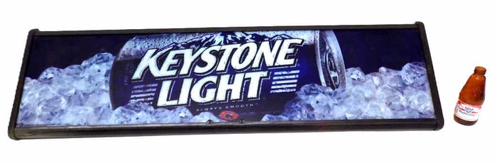 KEYSTONE BEER STORE ADVERTISING LIGHT WORKING