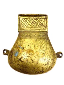 CIVIL WAR MUZZLE LOADING RIFLE BRASS CAP BOX