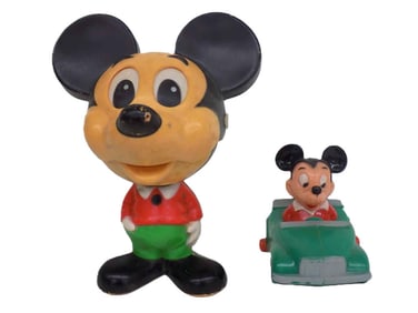 VINTAGE 1970'S WALT DISNEY MICKEY MOUSE TOYS