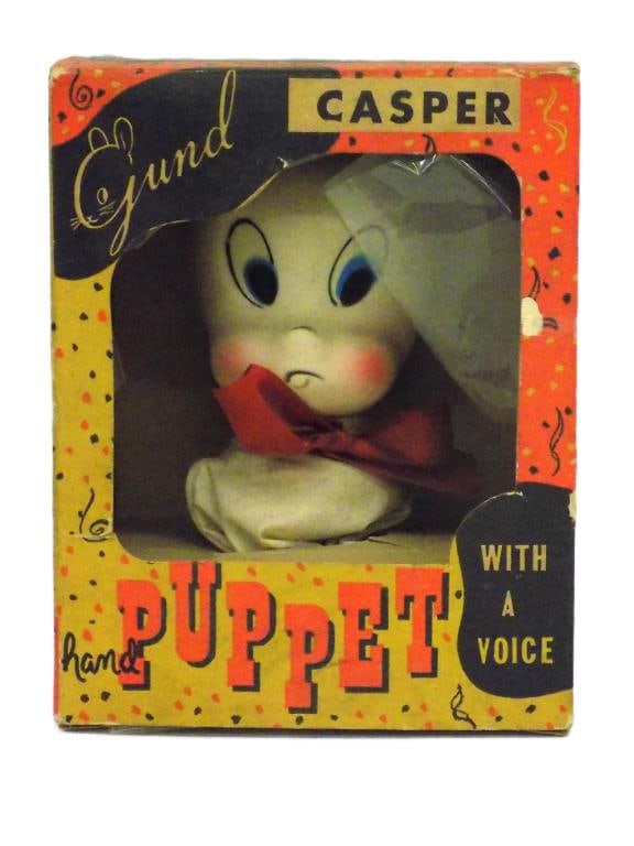 VINTAGE 1950'S GUND CASPER THE GHOST TOY PUPPET (1 of 5)