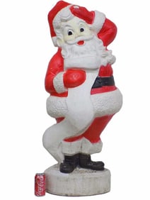 SANTA CLAUS BLOW MOLD STAND UP 44" TALL