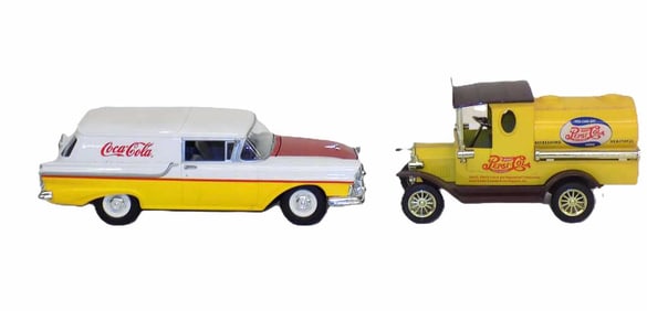 COCA COLA & PEPSI DIE CAST CARS LOT