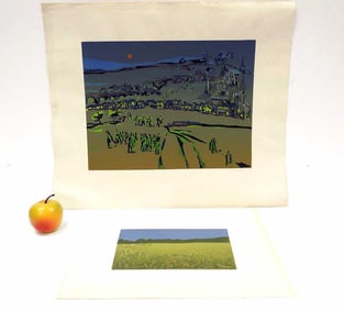 LOTTE DORNER - LANDSCAPE SILKSCREENS SIGNED