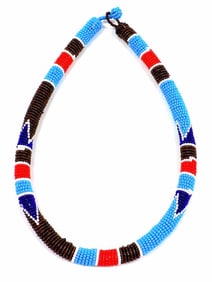 AFRICAN ZULU ARTISAN BEADED NECKLACE