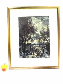 L. MARIAH - WOODLANDS PASSAGE SIGNED ETCHING