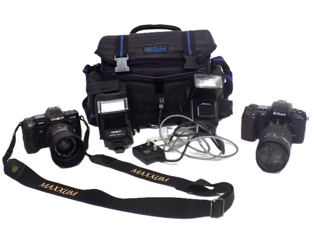 QUALITY MINOLTA NIKON CAMERAS LENSES FLASHES (1 of 8)