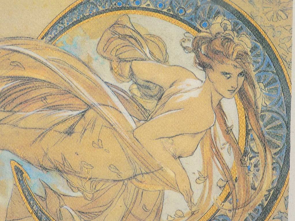 ALPHONSE MUCHA - NUDE GODDESS PRINT - 3