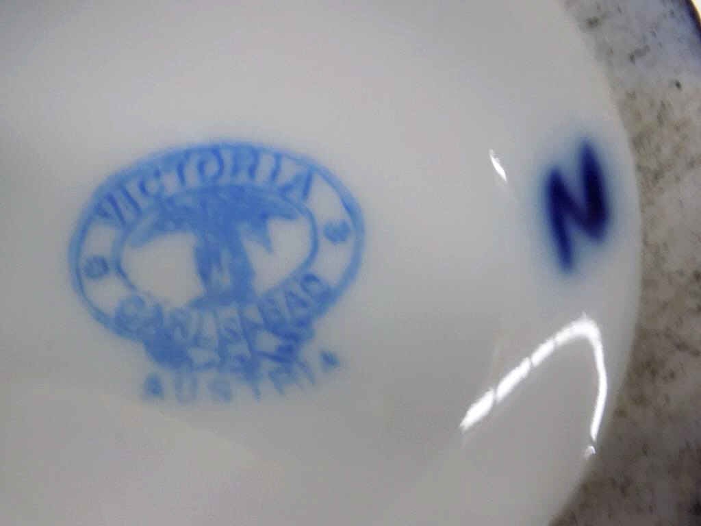 AUSTRIAN VICTORIA CARLSBAD FLORAL PORCELAIN VASE - 5