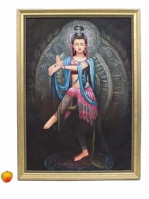 GUANYIN KWAN YIN BODHISATTVA GODDESS PAINTING