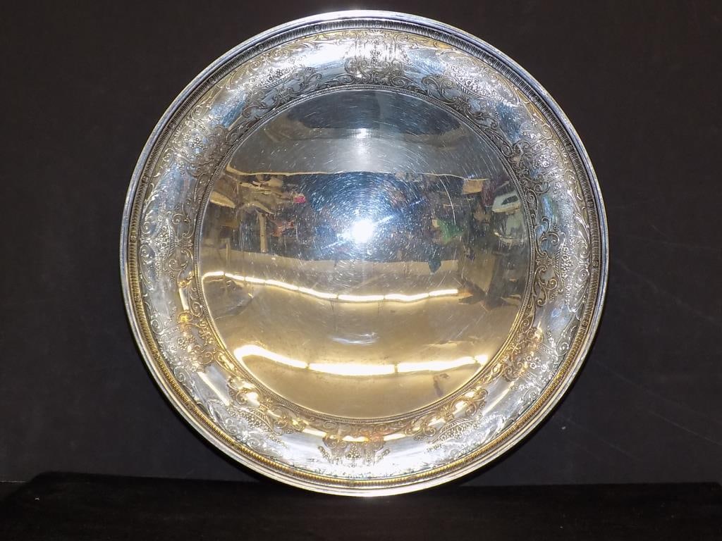 FANCY MERIDIAN VICTORIAN STERLING SILVER BOWL (1 of 5)