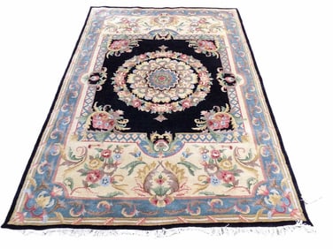 REGAL ART NOUVEAU AUBUSSON ORIENTAL RUG 8'2" x 6'